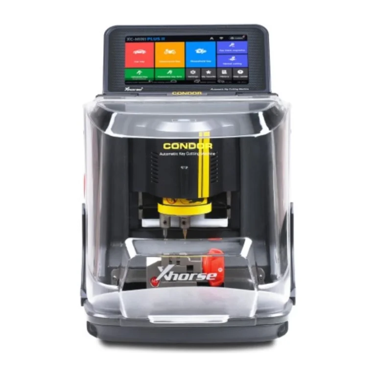 Xhorse Condor XC Mini Plus II frezarka do kluczy uchwyty M3 M5