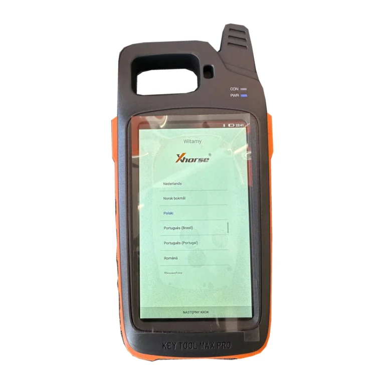 Xhorse Key Tool Max Pro — widok z przodu, zdjęcie ERWO TECH