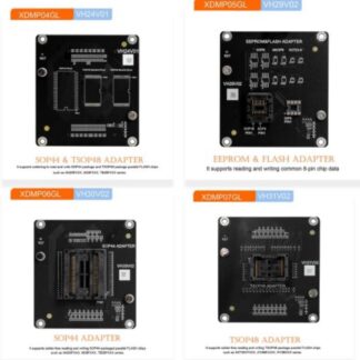 Xhorse Multi-Prog zestaw 4 adapterów VH24 VH29 VH30 VH31 EEPROM Flash