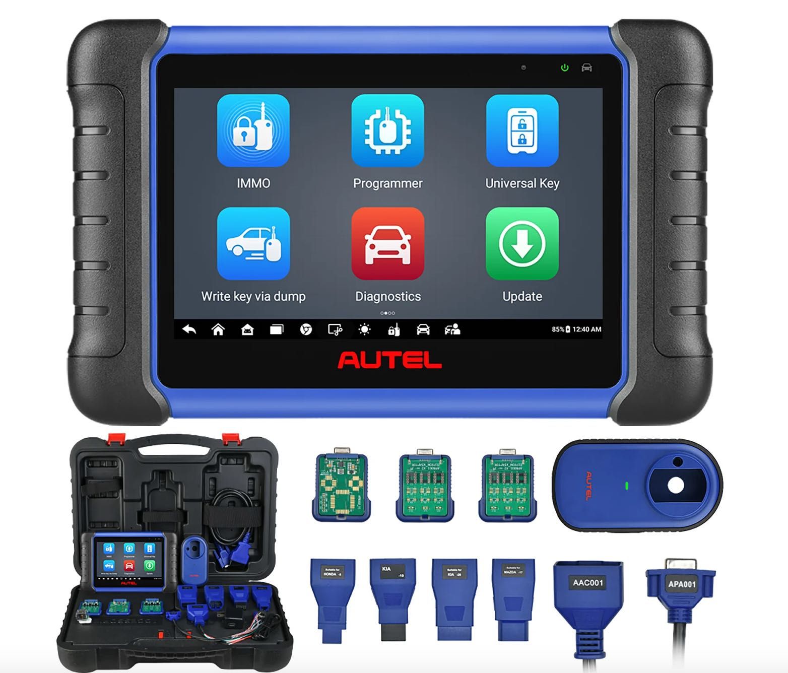 Autel IM508S z XP200 tester diagnostyczny i obsługa kluczy