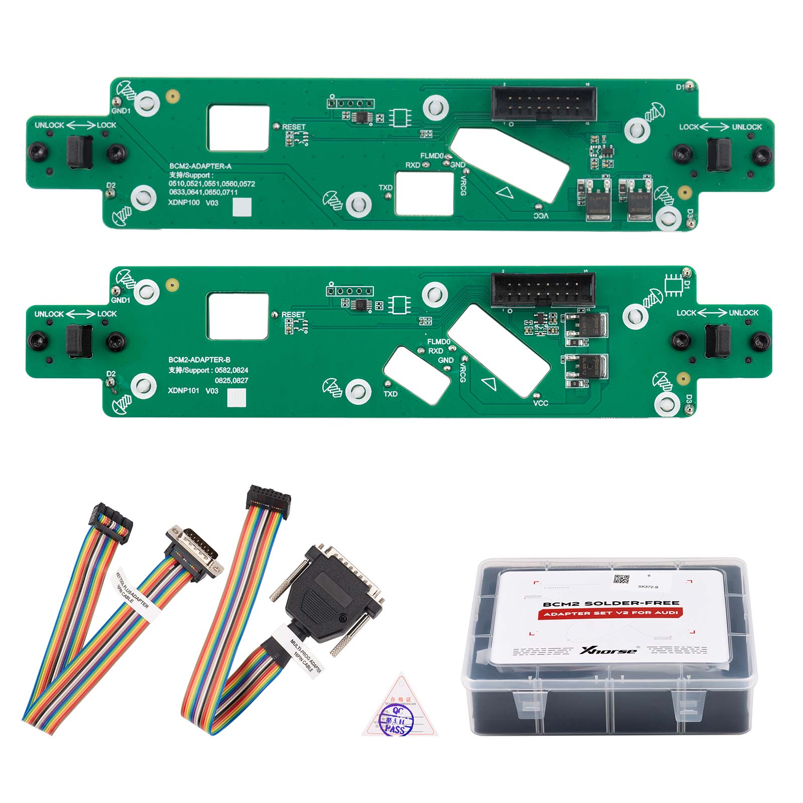Xhorse XDNPA2GL BCM2 V2 — adapter do Key Tool Plus i Multi-Prog