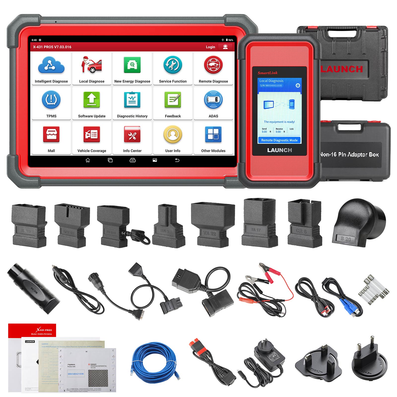 Launch X431 PRO5 SmartLink C 2.0 — tester diagnostyczny J2534