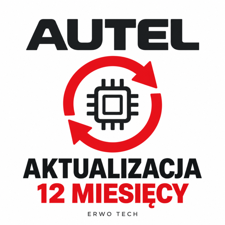 Autel — aktualizacja oprogramowania na 12 miesięcy, ERWO TECH